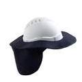 Detachable Plastic Hardhat Brim - Navy - Fits Hard Hats