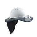 Hard Hat Plastic Brim & Navy Flap