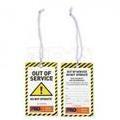 Safety Tags - Yellow Caution - Pk100